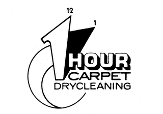 1 HOUR CARPET DRY CLEANING logo