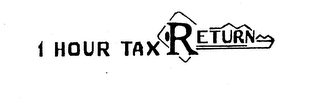 1 HOUR TAX RETURN logo