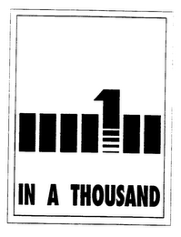 1 IN A THOUSAND logo