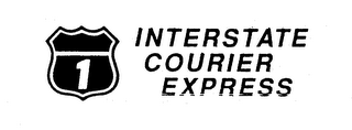 1 INTERSTATE COURIER EXPRESS logo