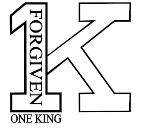1 K FORGIVEN ONE KING logo