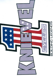1 KNIEVEL CYCLES BUILDING LEGENDS logo