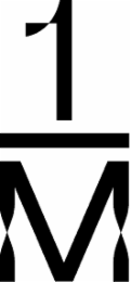 1 M logo