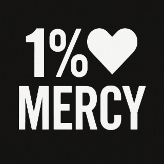 1% MERCY logo