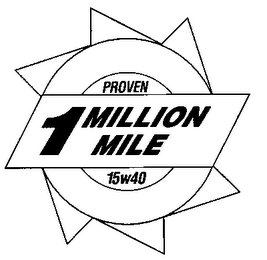 1 MILLION MILE PROVEN 15W40 logo