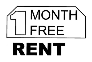 1 MONTH FREE RENT logo
