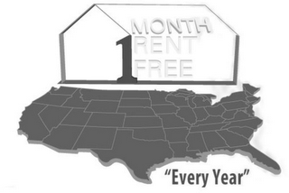 1 MONTH RENT FREE "EVERY YEAR" logo