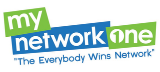 1 MY NETWORK ONE "THE EVERYBODY WINS NETWORK" logo