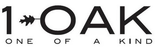 1 OAK O N E  O F  A  K I N D logo