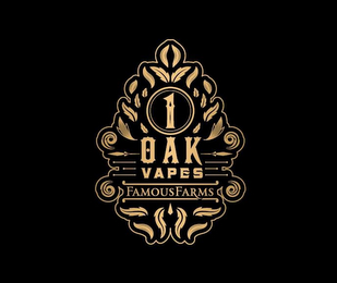 1 OAK VAPES FAMOUS FARMS logo