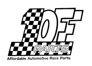 1 OFF PARTS AFFORDABLE AUTOMOTIVE RACE PARTS logo