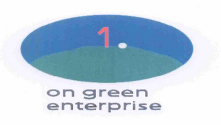 1 ON GREEN ENTERPRISE logo