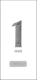 1 ONE ANTIGAL WINERY & ESTATES logo