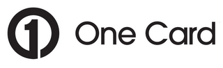 1 ONE CARD logo