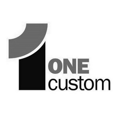 1 ONE CUSTOM logo