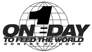1 ONE DAY TO FEED THE WORLD CONVOY OF HOPE logo