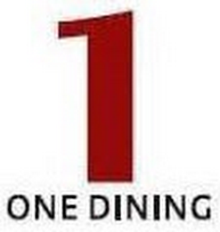 1 ONE DINING logo