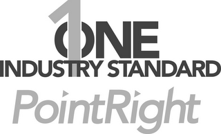 1 ONE INDUSTRY STANDARD POINTRIGHT logo