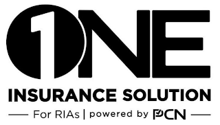 1 ONE INSURANCE SOLUTION FOR RIAS POWERED BY PCN logo