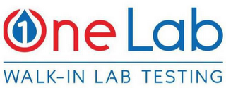 1 ONE LAB WALK-IN LAB TESTING logo