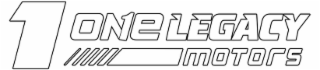 1 ONE LEGACY MOTORS logo