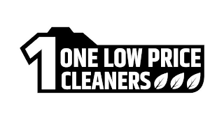 1 ONE LOW PRICE CLEANERS logo