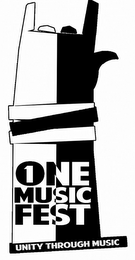 1 ONE MUSIC FEST UNITY THROUGH MUSIC logo
