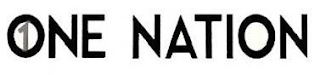 1 ONE NATION logo