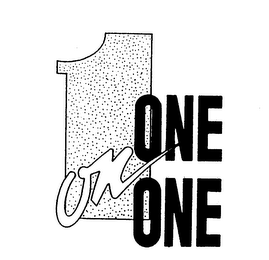 1 ONE ON ONE