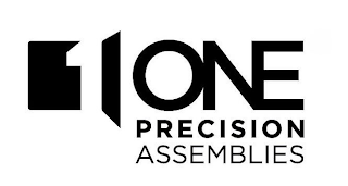 1 ONE PRECISION ASSEMBLIES logo