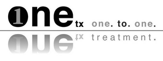 1 ONE TX ONE. TO. ONE. TREATMENT. logo