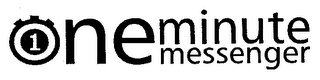 1 ONEMINUTE MESSENGER logo