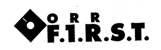 1 ORR F.1.R.S.T. logo