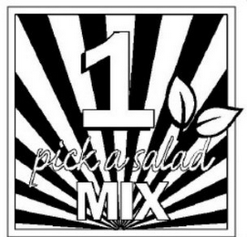 1 PICK A SALAD MIX logo