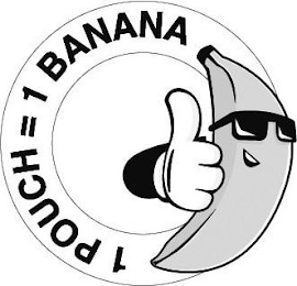 1 POUCH = 1 BANANA logo