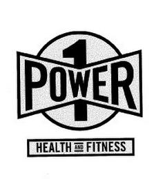 1 POWER HEALTH AND FITNESS logo