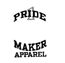 1 PRIDE MAKER APPAREL logo