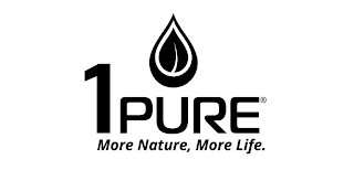 1 PURE MORE NATURE, MORE LIFE. logo