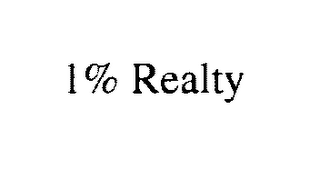 1% REALTY logo