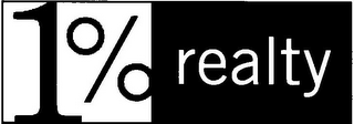 1% REALTY logo