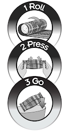 1 ROLL 2 PRESS 3 GO logo