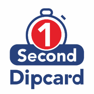 1 SECOND DIPCARD logo
