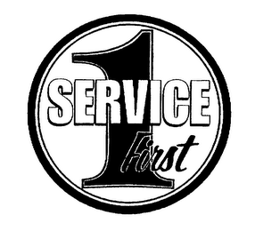 1 SERVICE FIRST logo