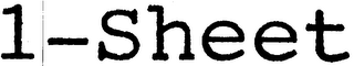 1-SHEET logo
