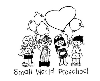 1 SMALL WORLD PRESCHOOL logo