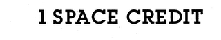 1 SPACE CREDIT logo