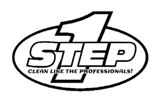 1 STEP CLEAN LIKE THE PROFESSIONALS! logo