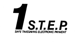 1 S.T.E.P. SAFE TIMESAVING ELECTRONIC PAYMENT logo