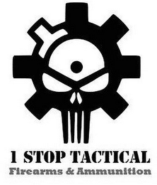 1 STOP TACTICAL FIREARMS & AMMUNITION logo