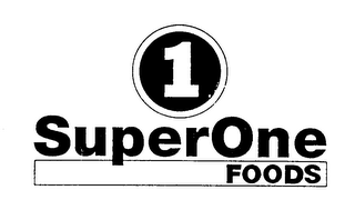 1 SUPER ONE FOODS logo